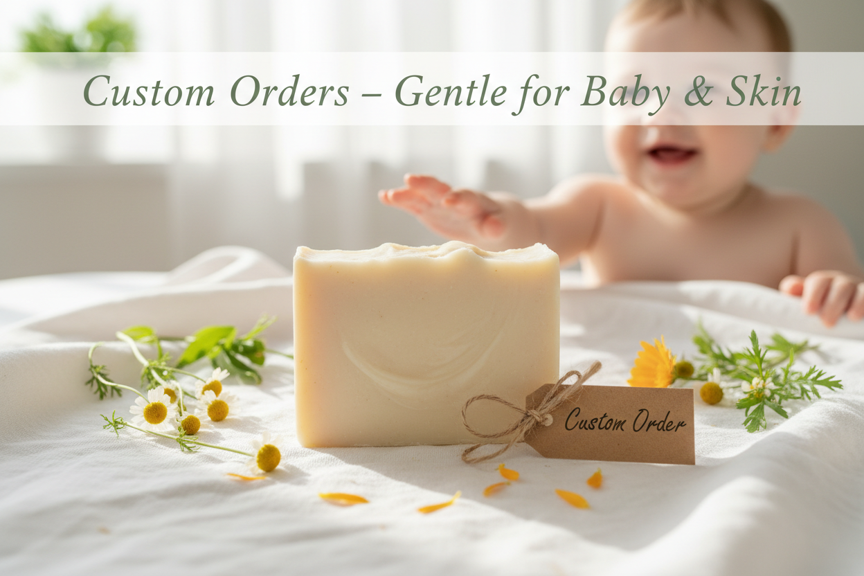 MOTHER’S GLOW | HANDMADE BREAST MILK SOAP (CUSTOM ORDER)